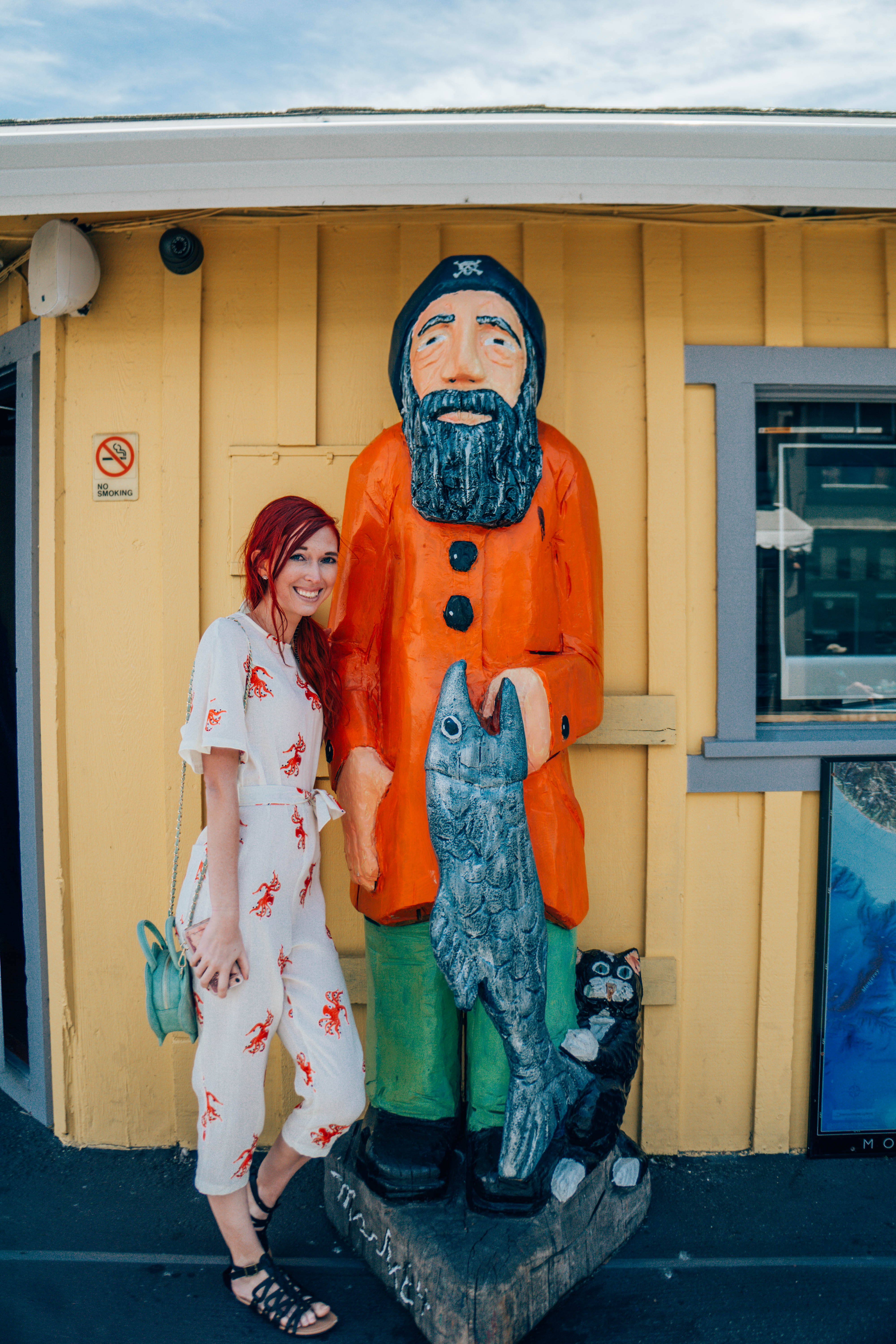 Funny guy at Fisherman's Wharf