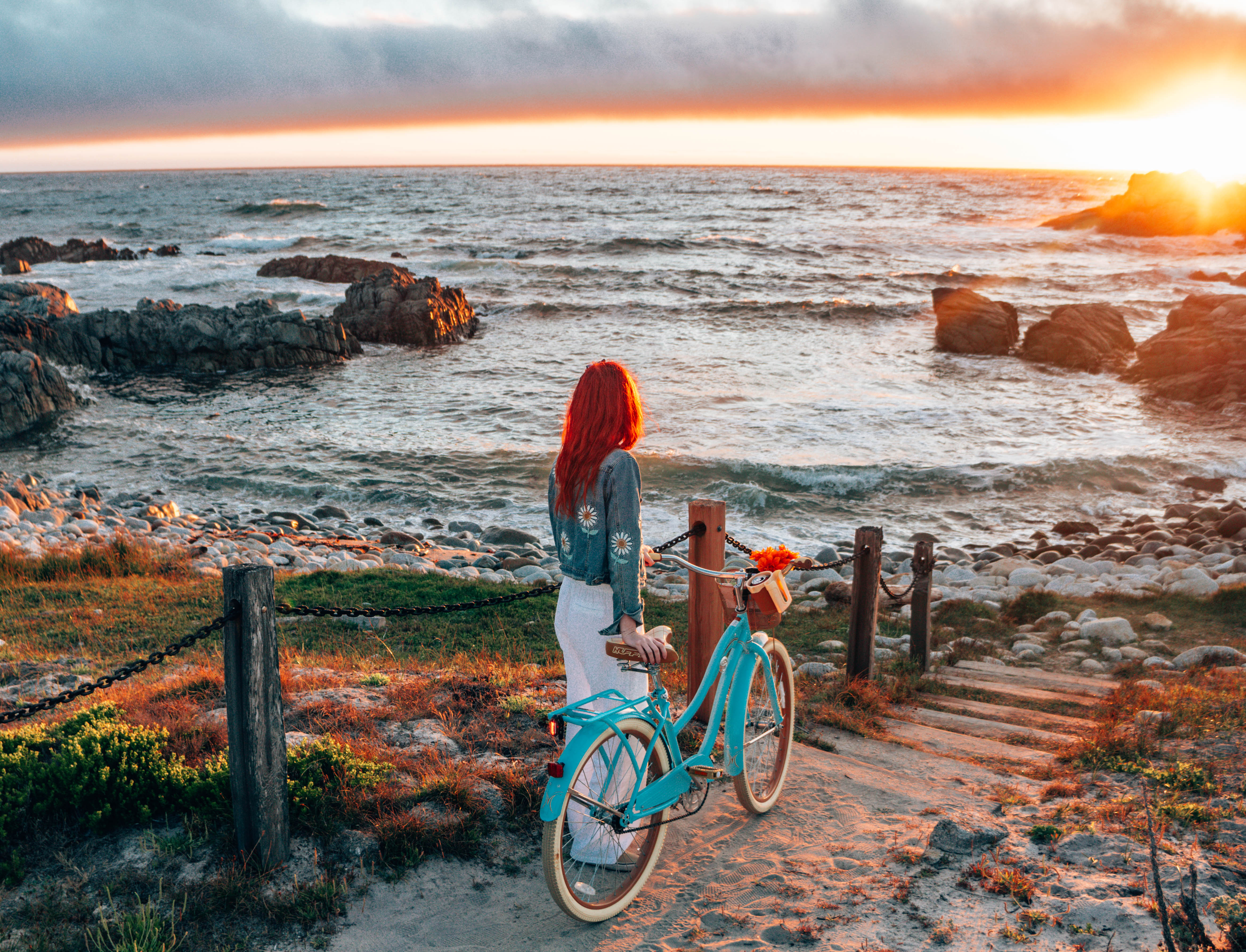 Sunset bike ride Monterey, California- Monterey and Big Sur Itinerary