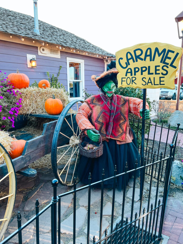 Witch displays at Gardner Village