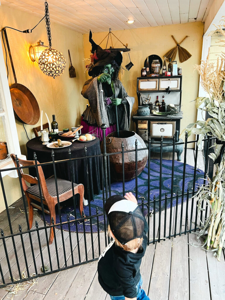 Witch displays at Gardner Village